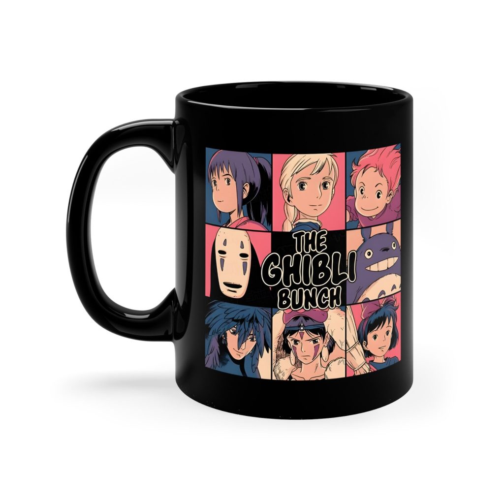 Studio Ghibli Bunch Black Mug - Image 5