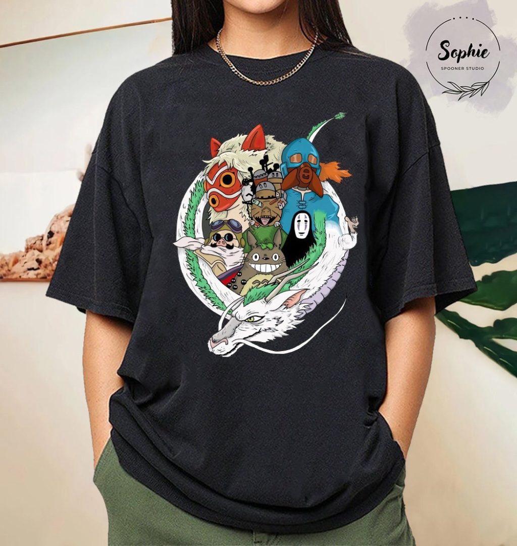 Studio Ghibli Vintage Ghibli Character T-shirt