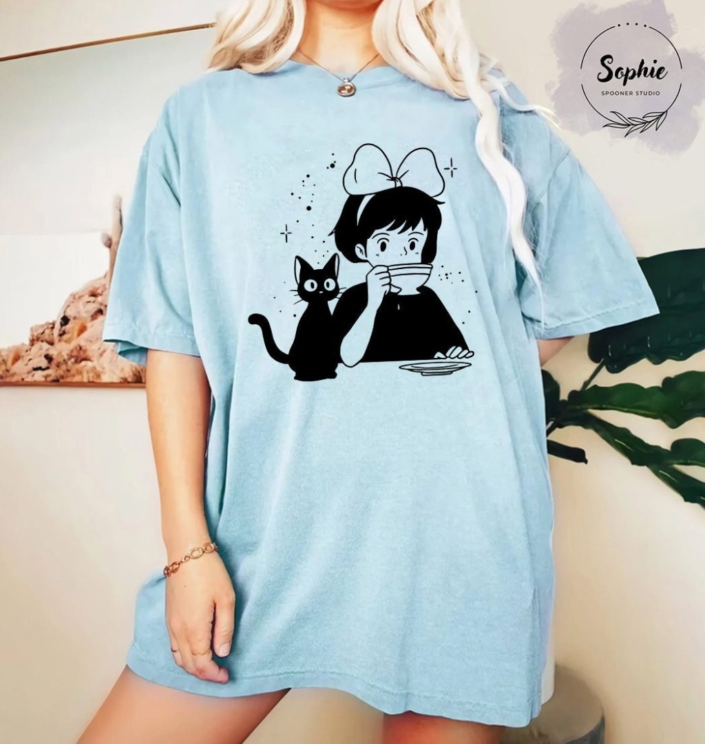Studio Ghibli Anime Kiki's Delivery Service T-shirt - Image 4