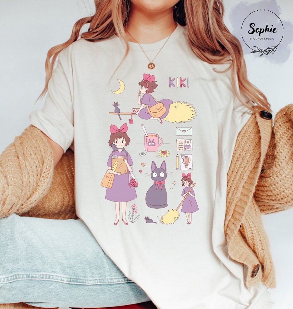 Studio Ghibli The Anime Kiki's Delivery Service T-shirt - Image 4