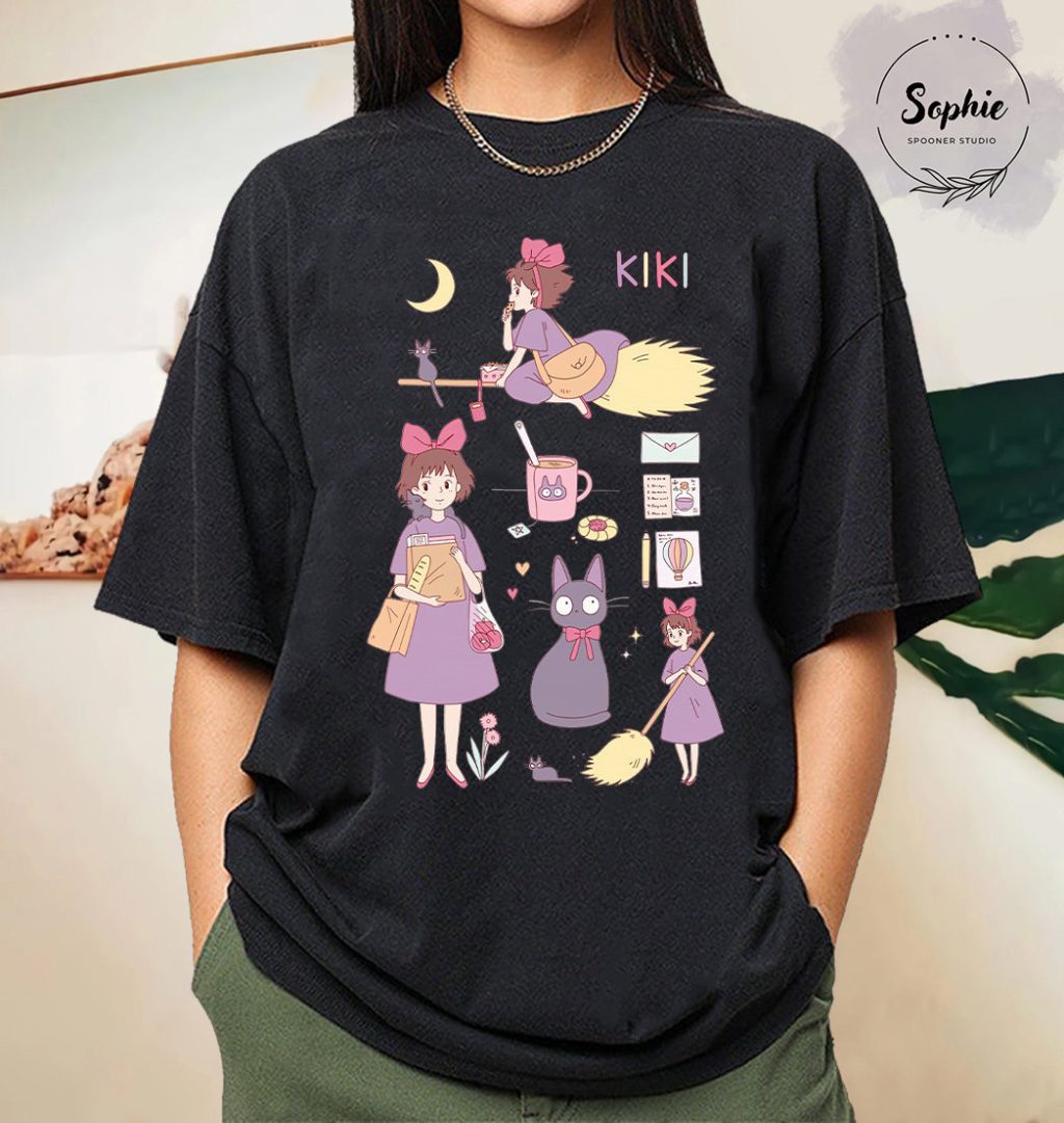 Studio Ghibli The Anime Kiki's Delivery Service T-shirt