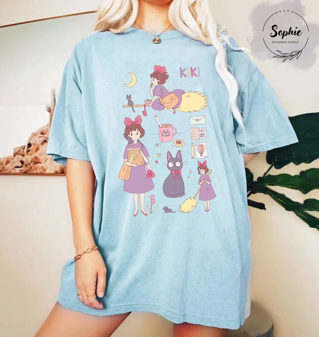 Studio Ghibli The Anime Kiki's Delivery Service T-shirt - Image 5