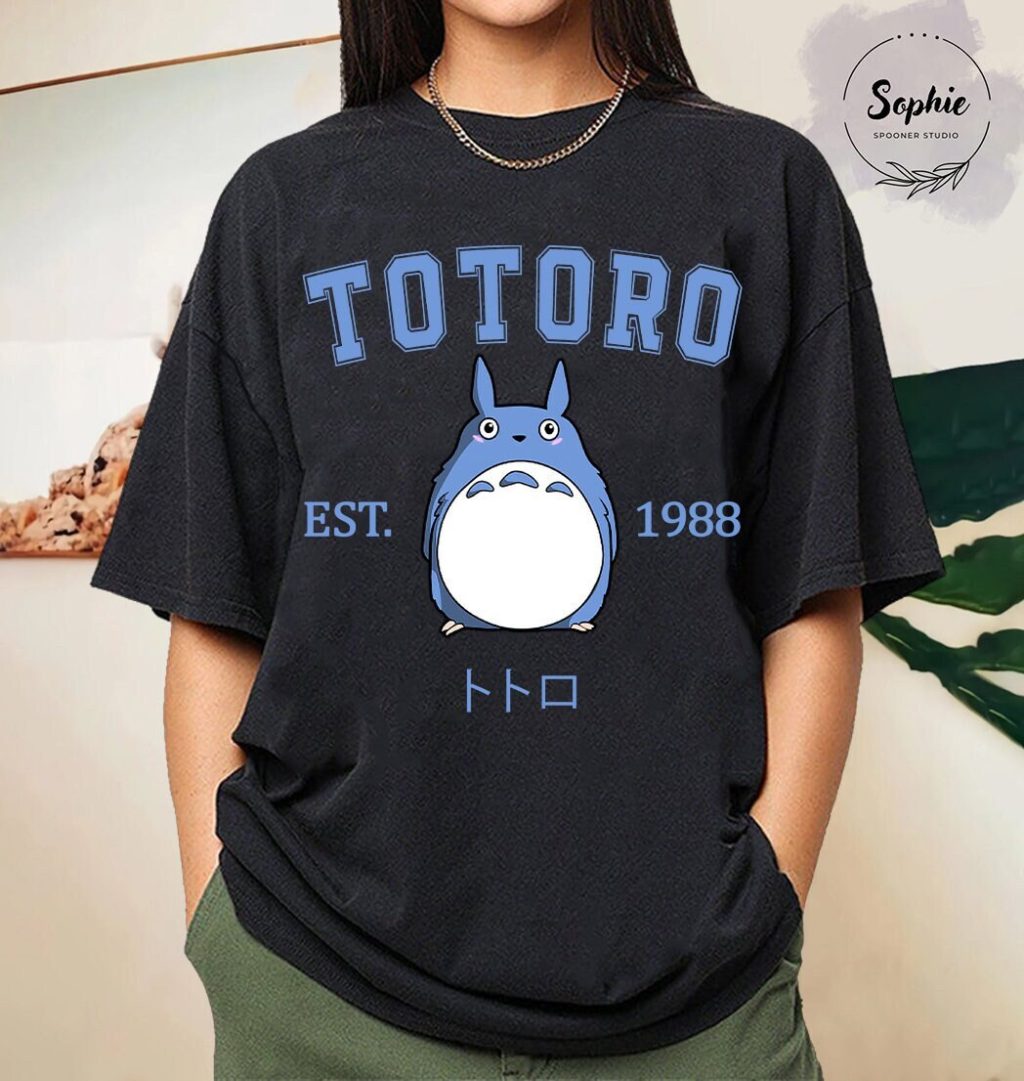 Studio Ghibli Totoro Est 1988 T-shirt - Image 5