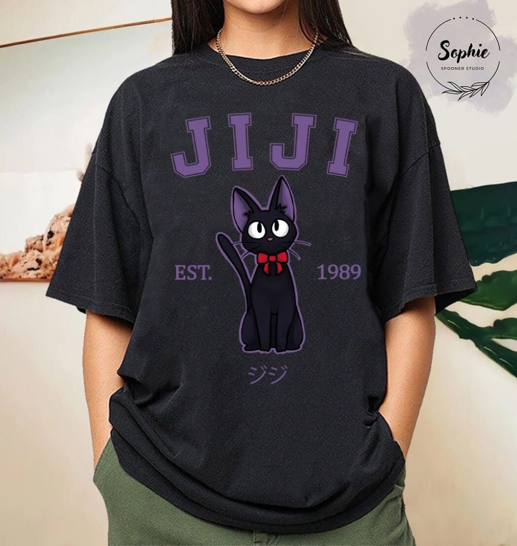 Studio Ghibli Jiji Est 1989 T-shirt