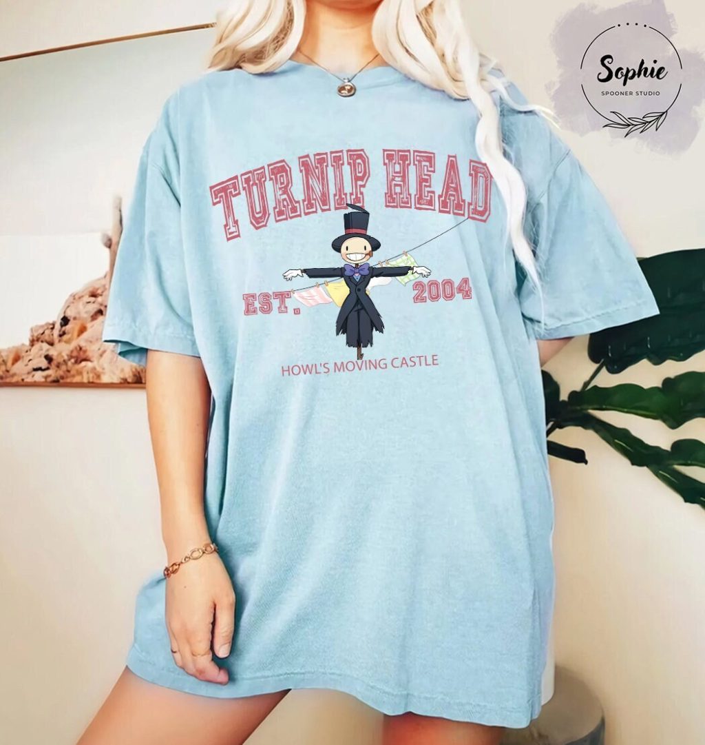 Studio Ghibli Turnip Head Howl's Moving Castle T-shirt - Image 4