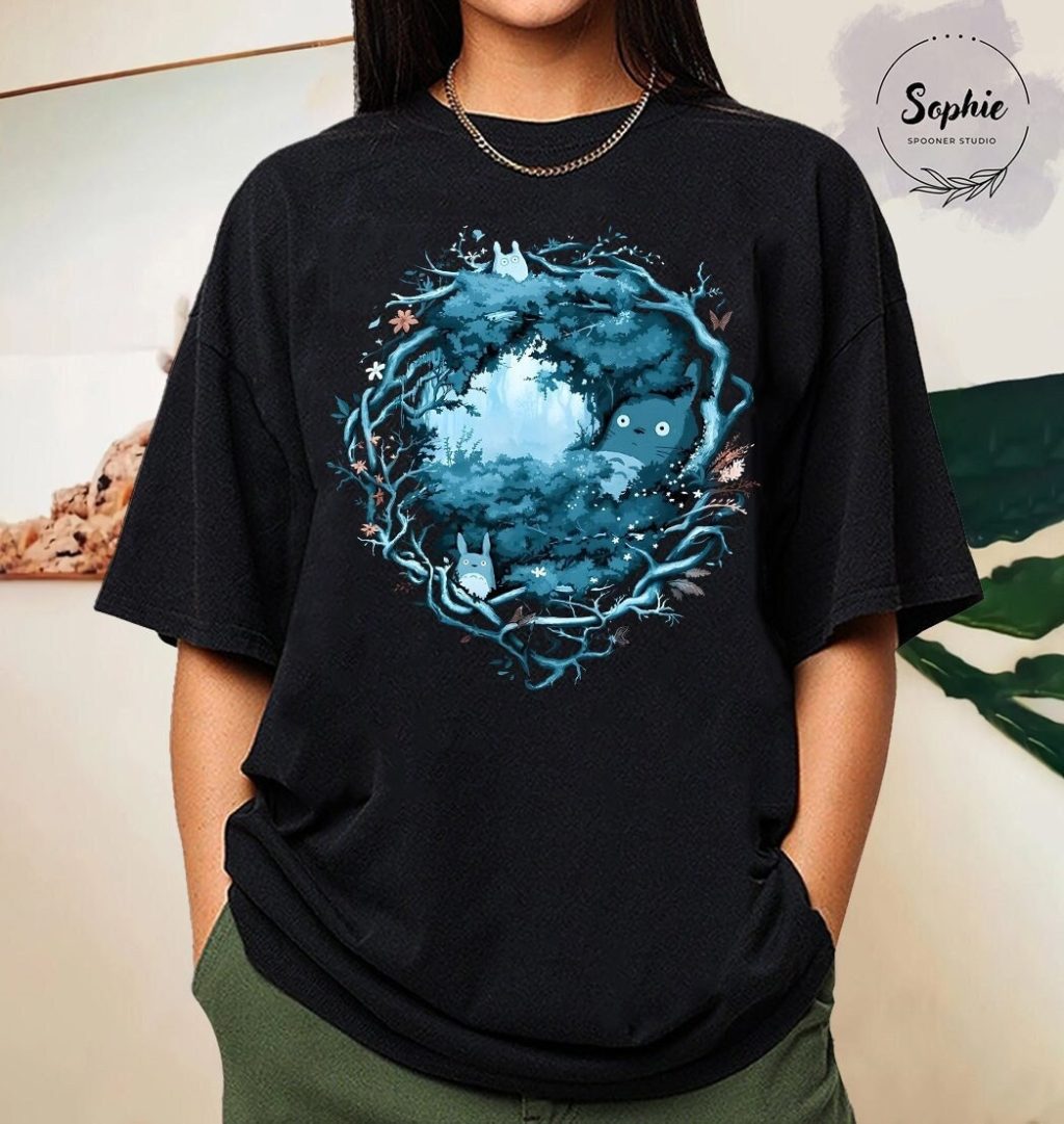 Studio Ghibli Totoro White T-shirt - Image 5