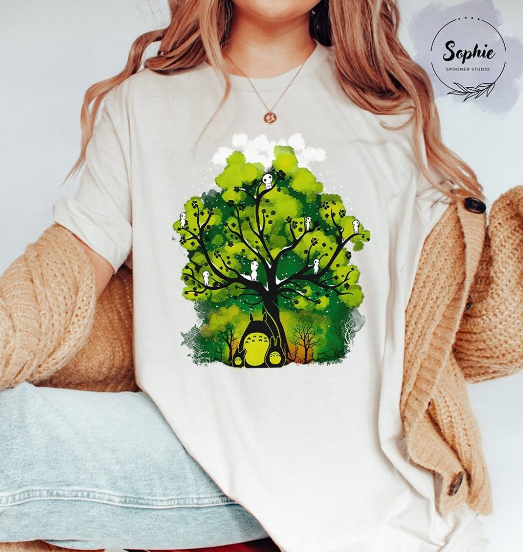 Studio Ghibli Totoro Black T-shirt - Image 5