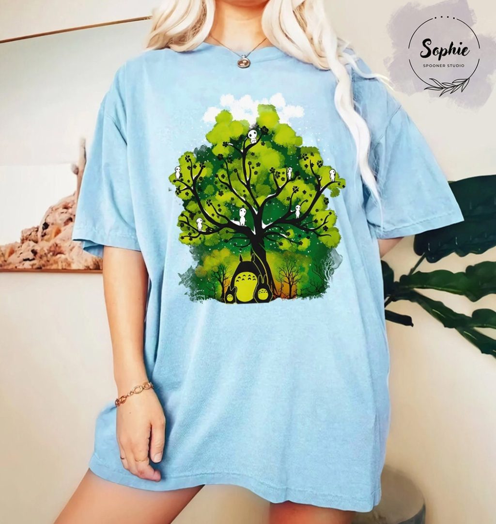 Studio Ghibli Totoro Black T-shirt - Image 4