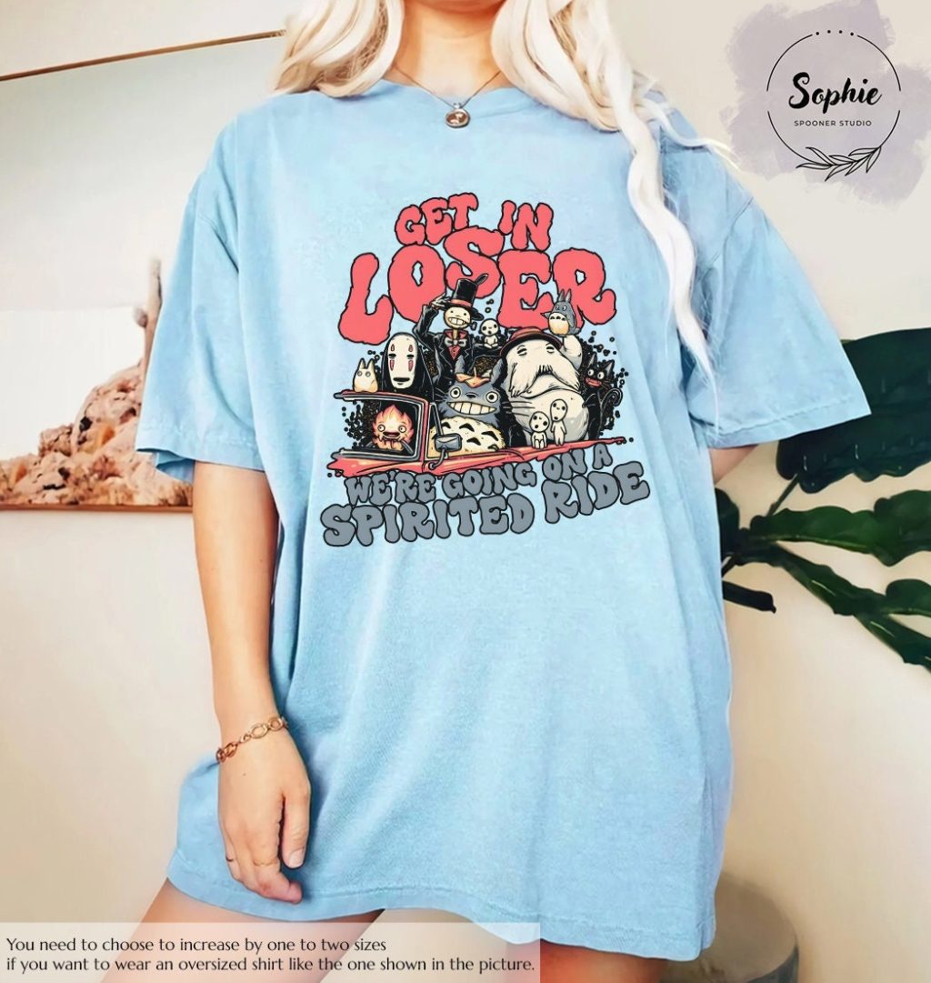 Studio Ghibli Spirits Funny T-shirt - Image 5