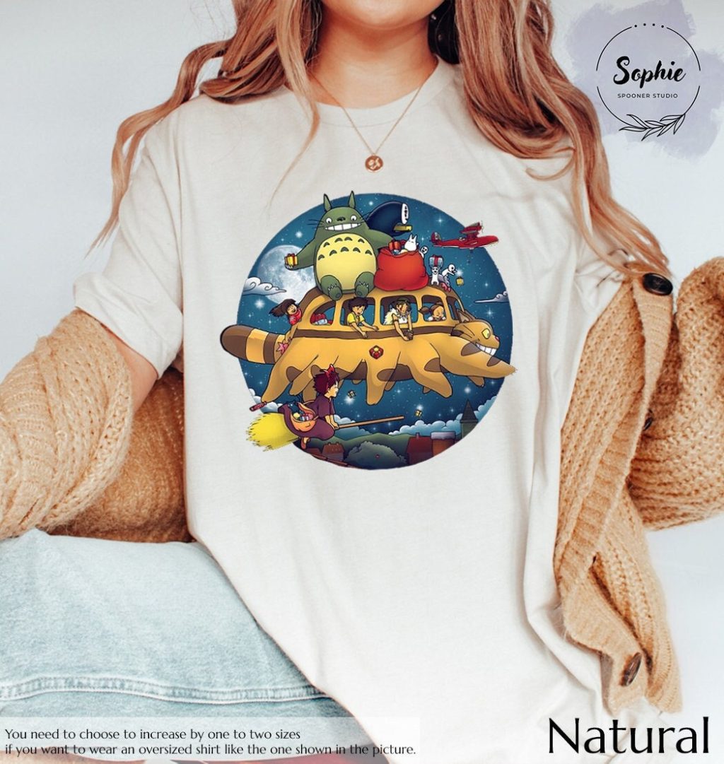 Studio Ghibli Vintage Ghibli Character T-shirt - Image 5