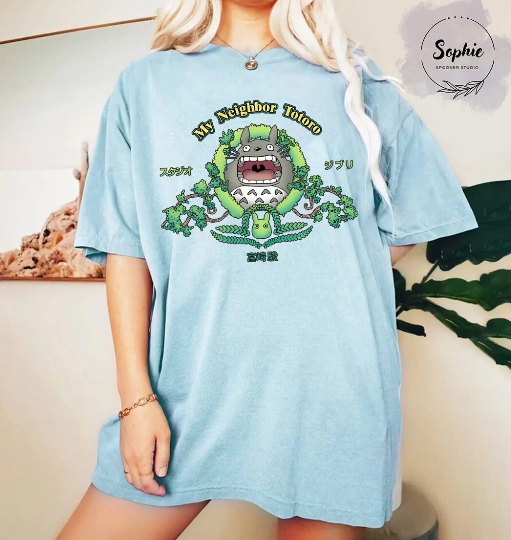 Studio Ghibli Anime Totoro T-shirt - Image 2