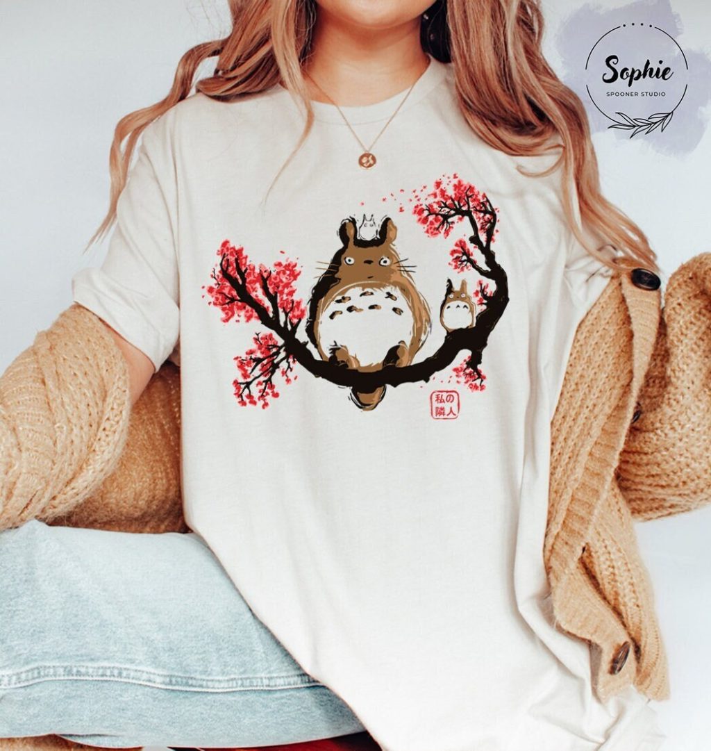 Studio Ghibli Vintage My Neibough Totoro T-shirt - Image 5