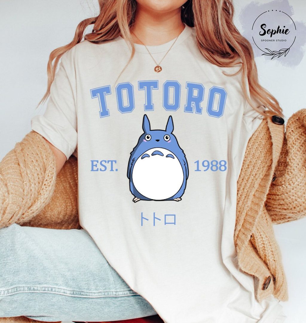 Studio Ghibli Totoro Est 1988 T-shirt - Image 2