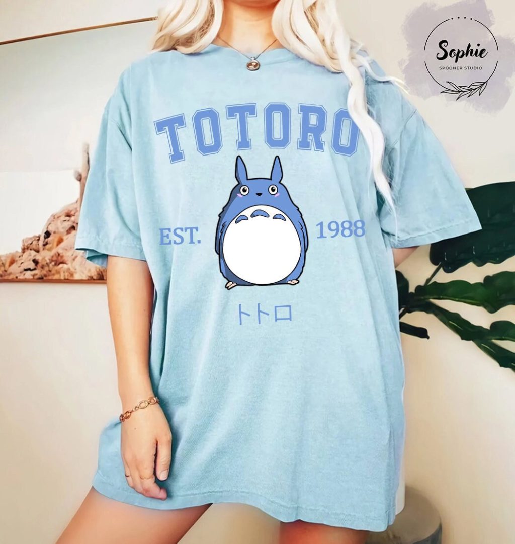 Studio Ghibli Totoro Est 1988 T-shirt - Image 4
