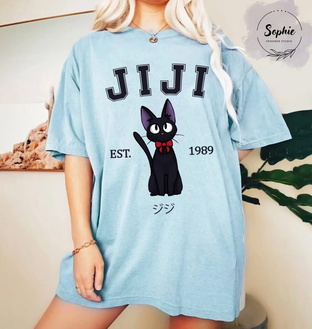 Studio Ghibli Jiji Est 1989 T-shirt - Image 4