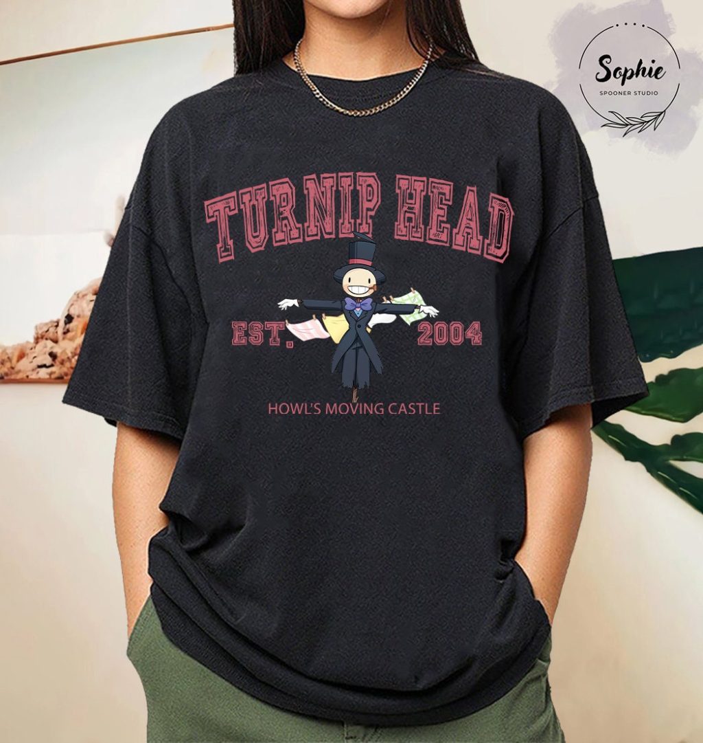 Studio Ghibli Turnip Head Howl's Moving Castle T-shirt - Image 2
