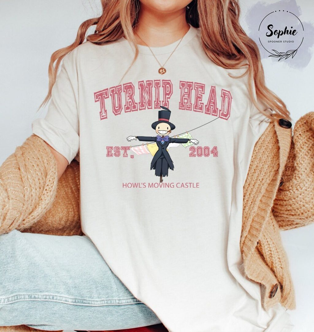 Studio Ghibli Turnip Head Howl's Moving Castle T-shirt - Image 5