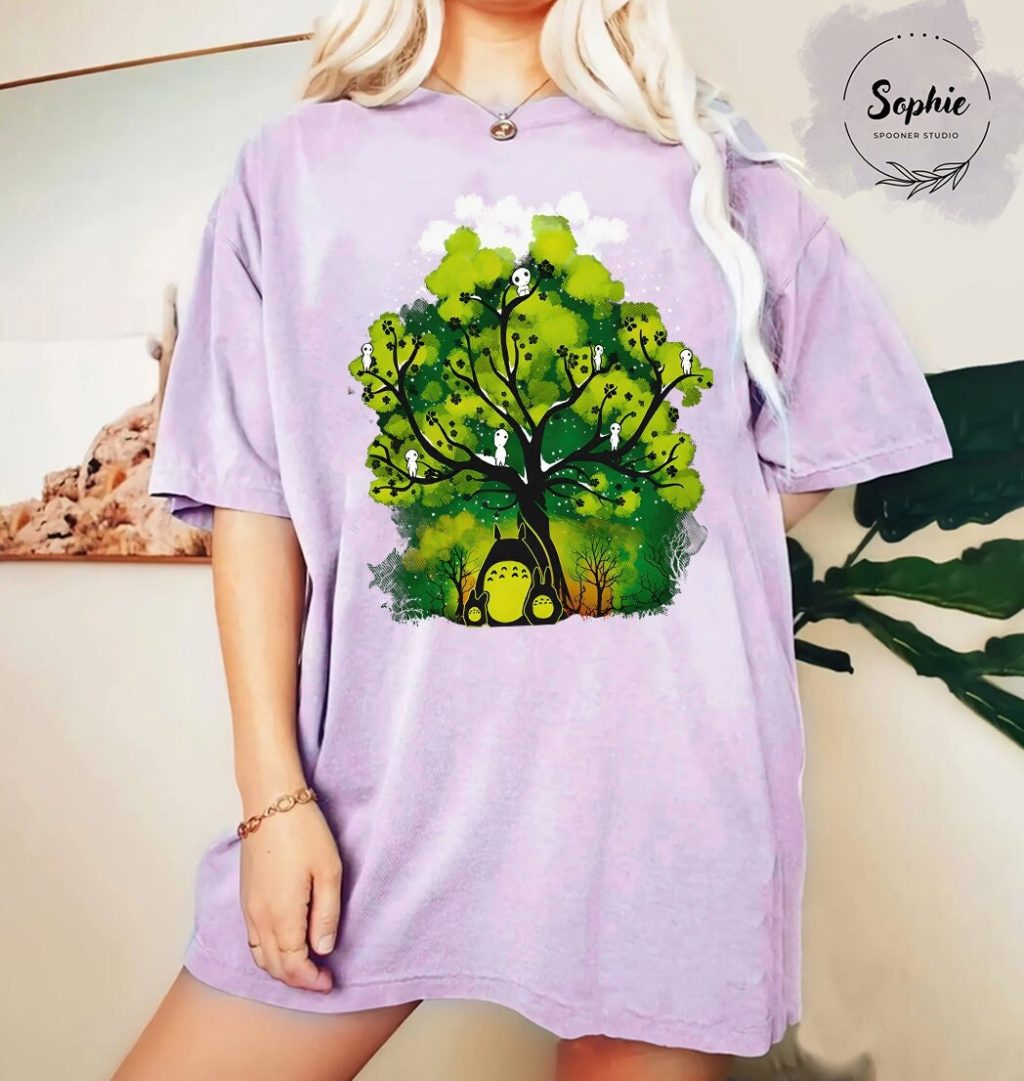 Studio Ghibli Totoro Black T-shirt - Image 2