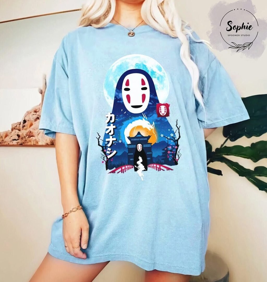Studio Ghibli Spirited Away No Face T-shirt - Image 6