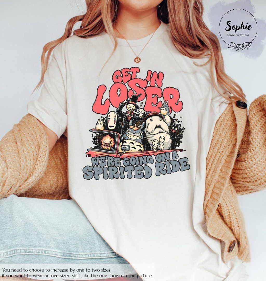 Studio Ghibli Spirits Funny T-shirt - Image 2