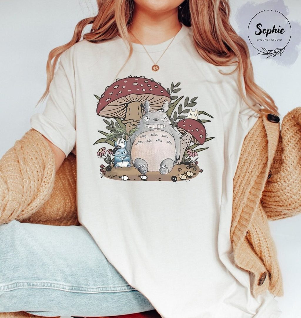 Studio Ghibli Friends & Totoro T-shirt - Image 6