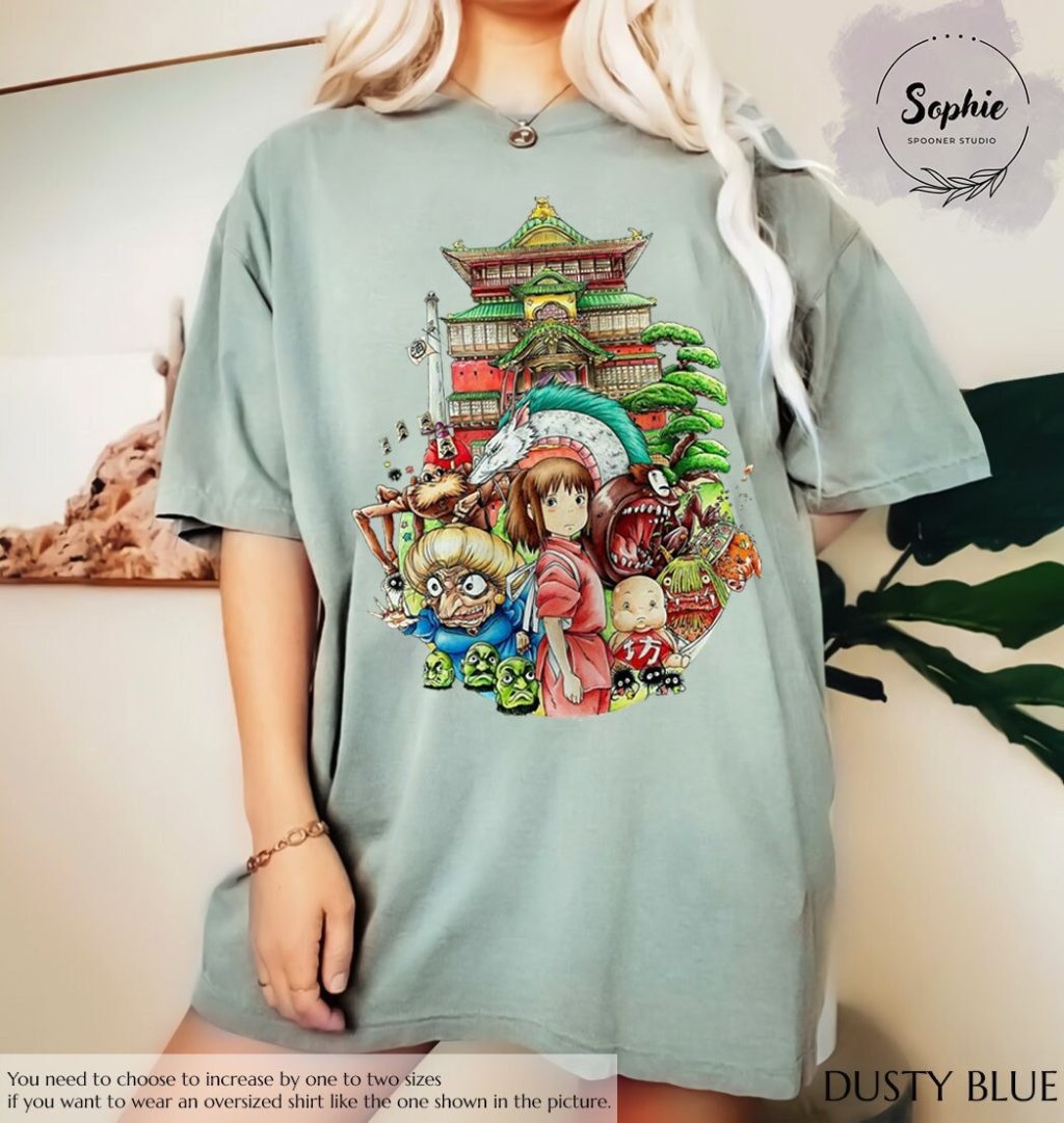 Studio Ghibli Spirited Away Castle T-shirt