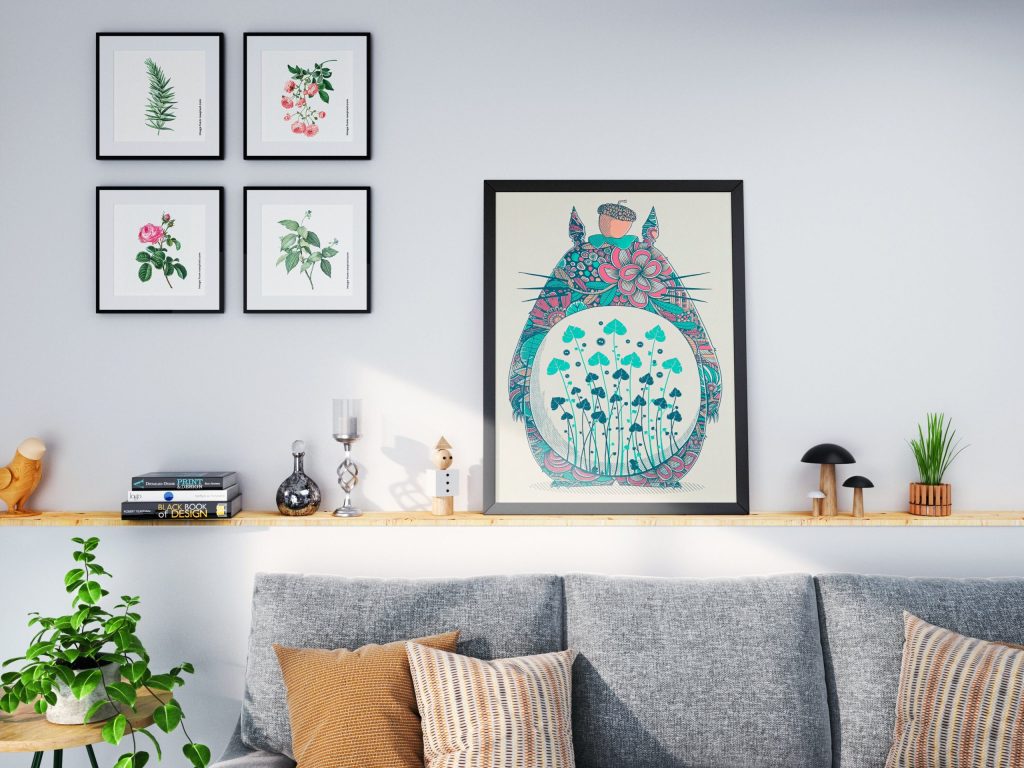 Studio Ghibli Totoro Art Anime Wall Art - Image 4