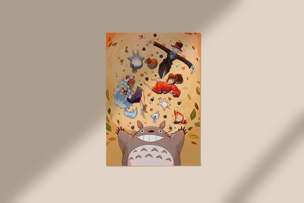 Studio Ghibli Totoro & Characters Wall Art - Image 6