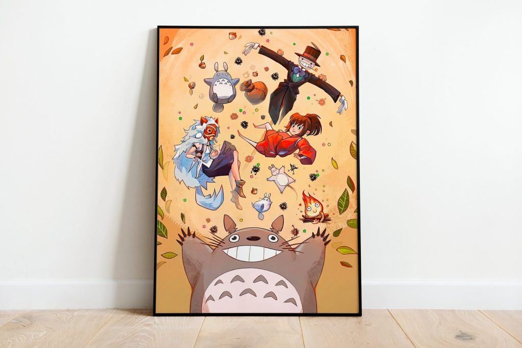Studio Ghibli Totoro & Characters Wall Art