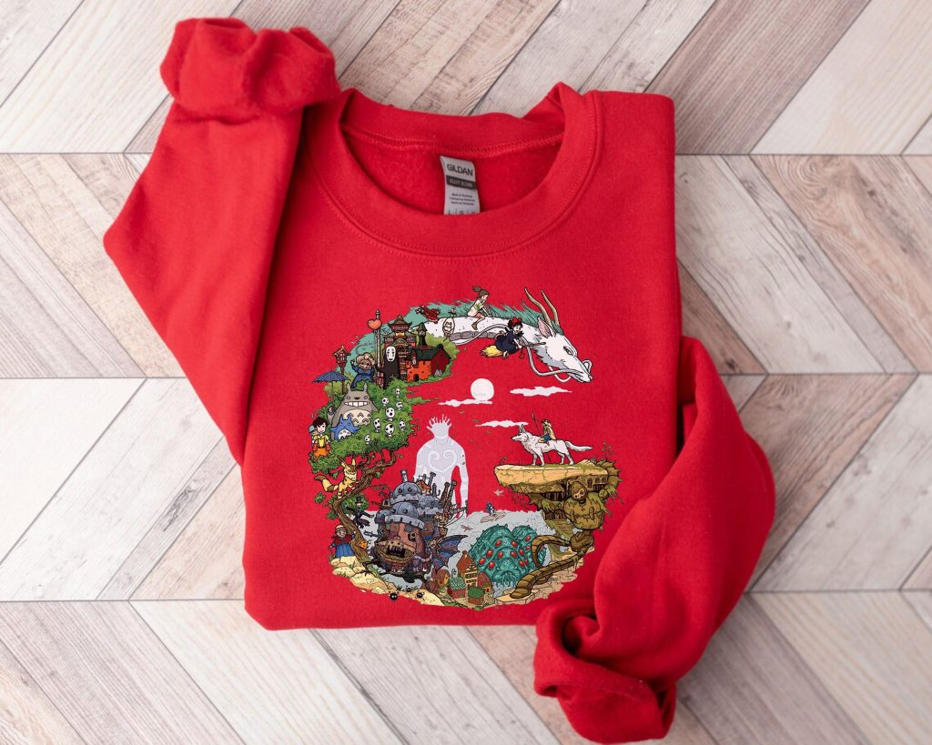 World Of Studio Ghibli Sweatshirt - Image 5