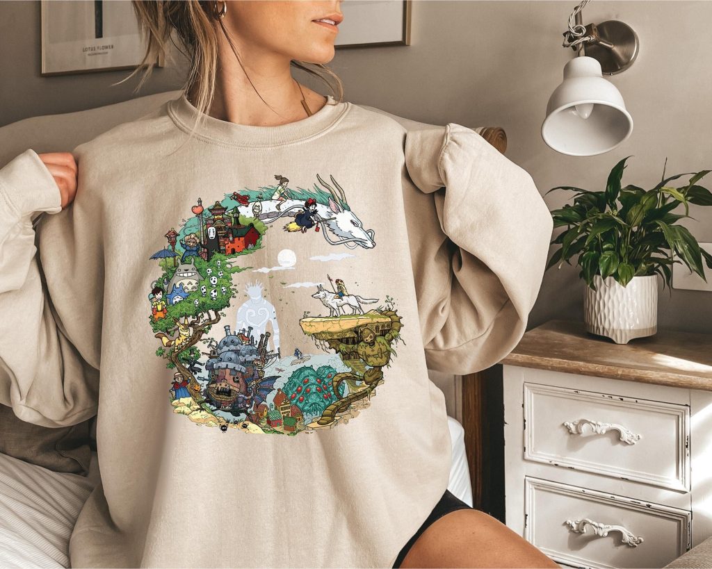 World Of Studio Ghibli Sweatshirt - Image 2