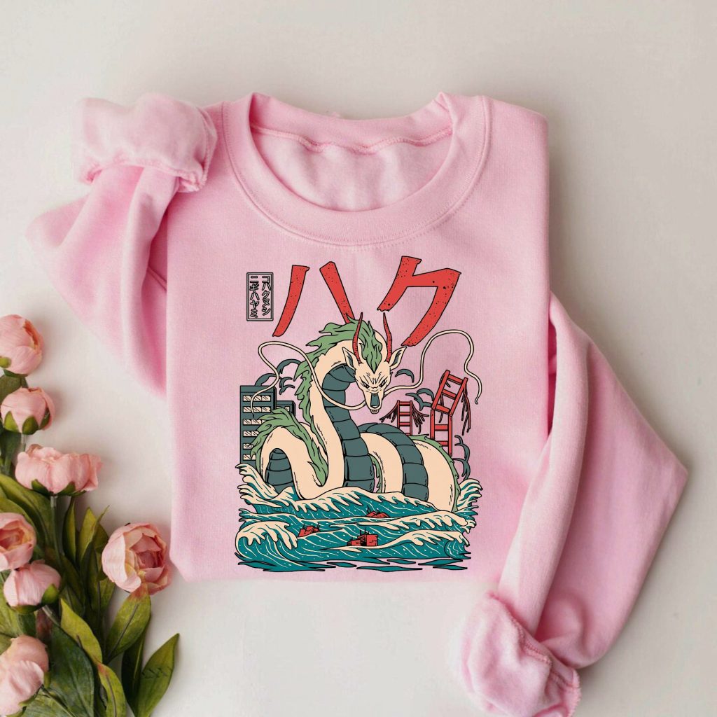 Studio Ghibli Spirited Away Haku Sweatshirt - Image 2