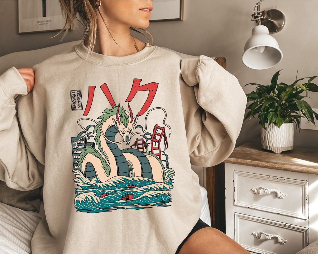 Studio Ghibli Spirited Away Haku Sweatshirt