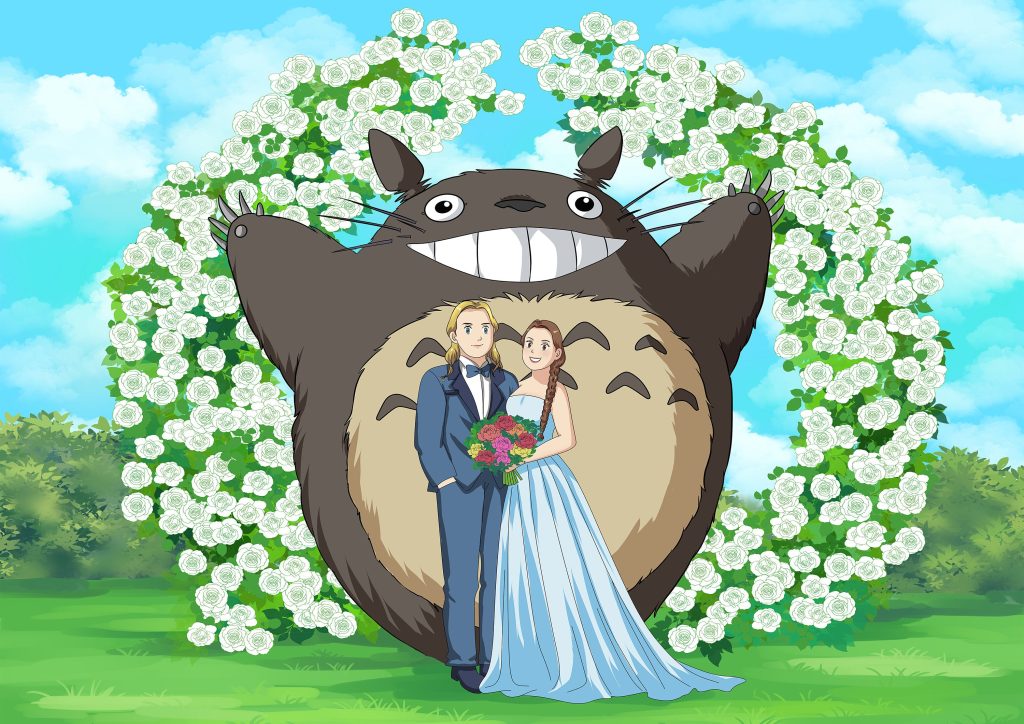 Studio Ghibli Totoro Custom Portrait