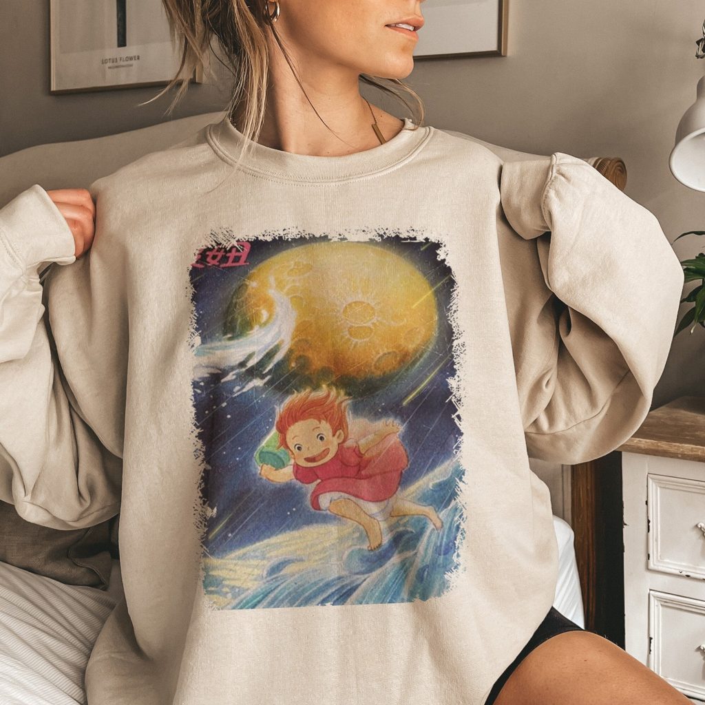 Studio Ghibli Ponyo Movie Sweatshirt