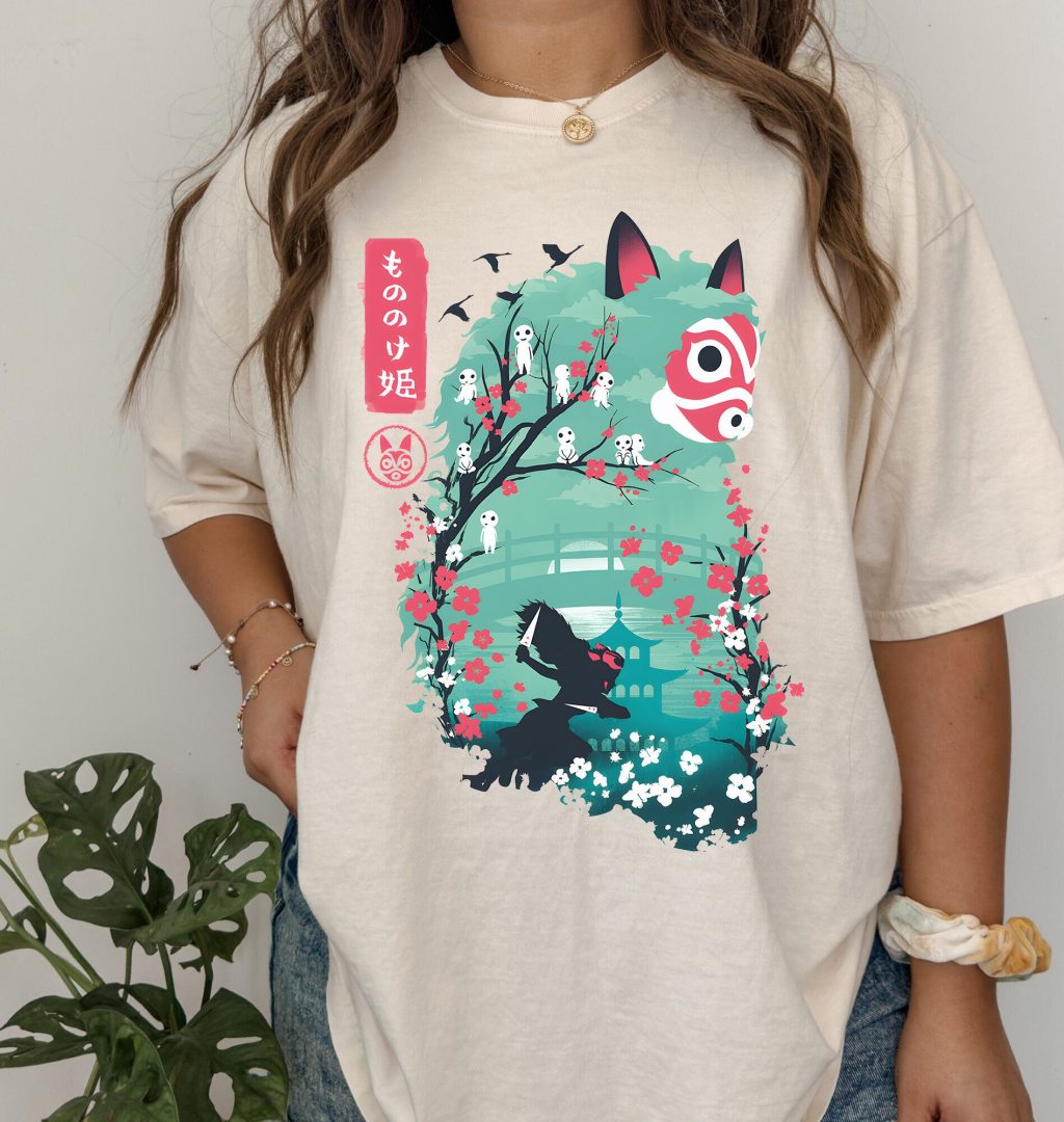 Comfort Colors Princess Mononoke Sweatshirt - Image 2