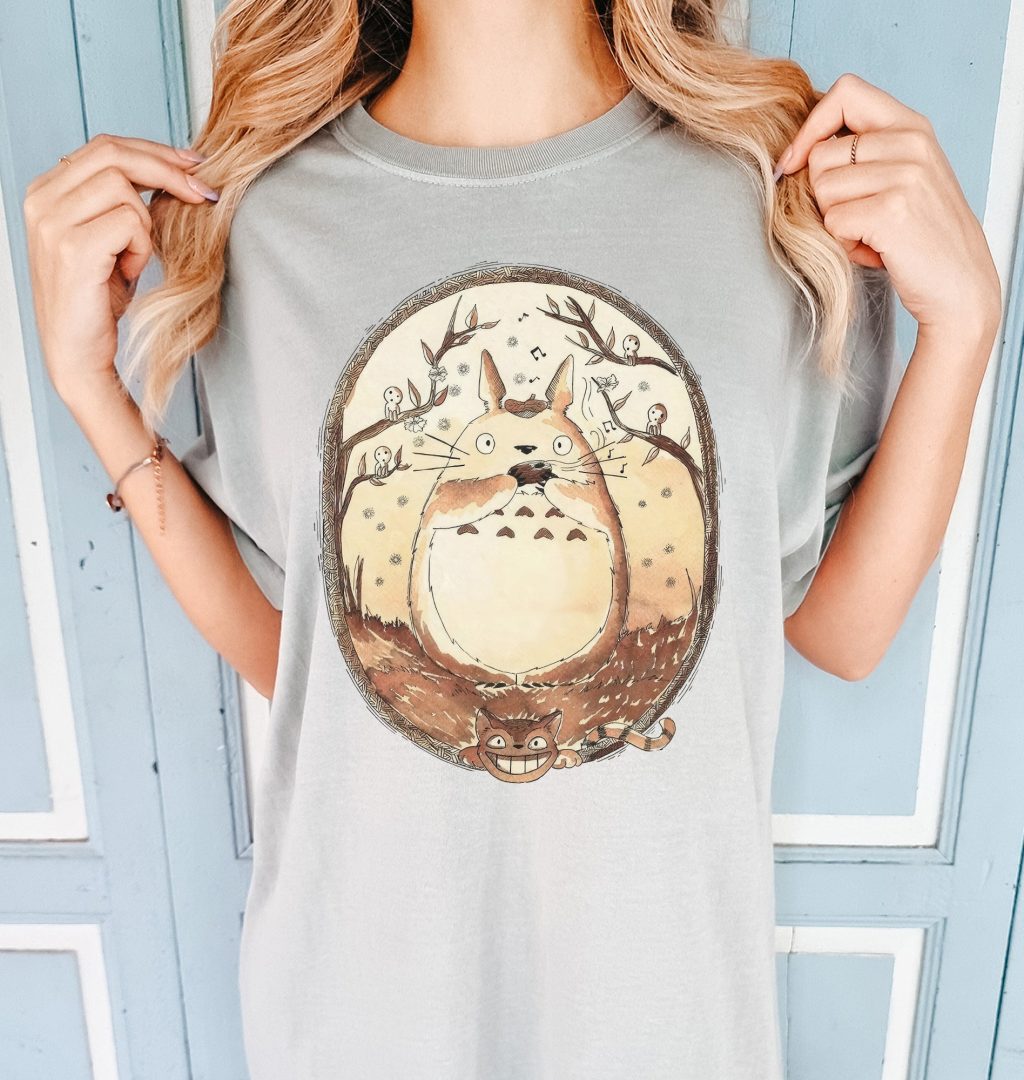 Comfort Colors My Neighbour Totoro T-shirt - Image 2