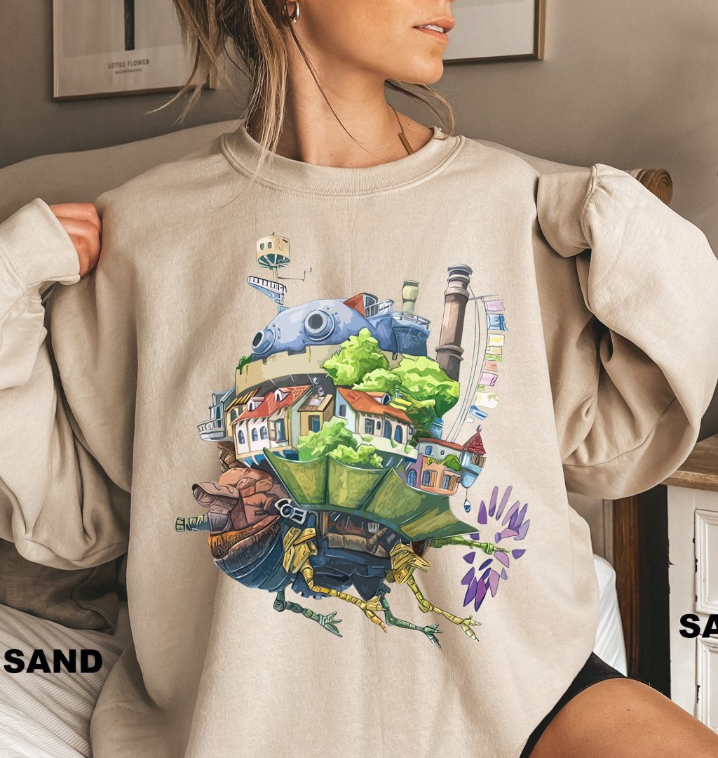 Howl's Moving Castle Studio Ghibli Miyazaki Sweatshirt