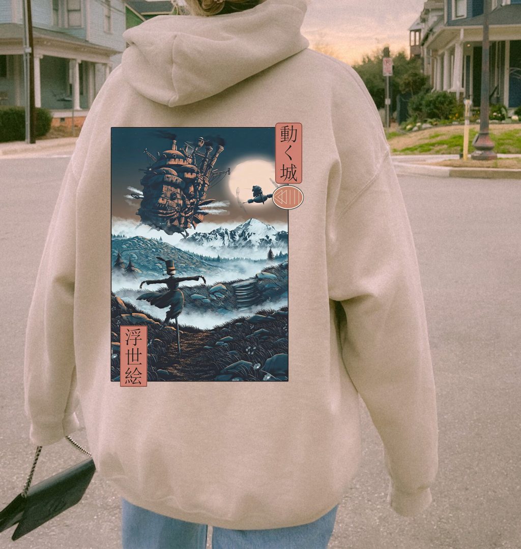 Ghibli Studio Howl's Moving Castle Hoodie
