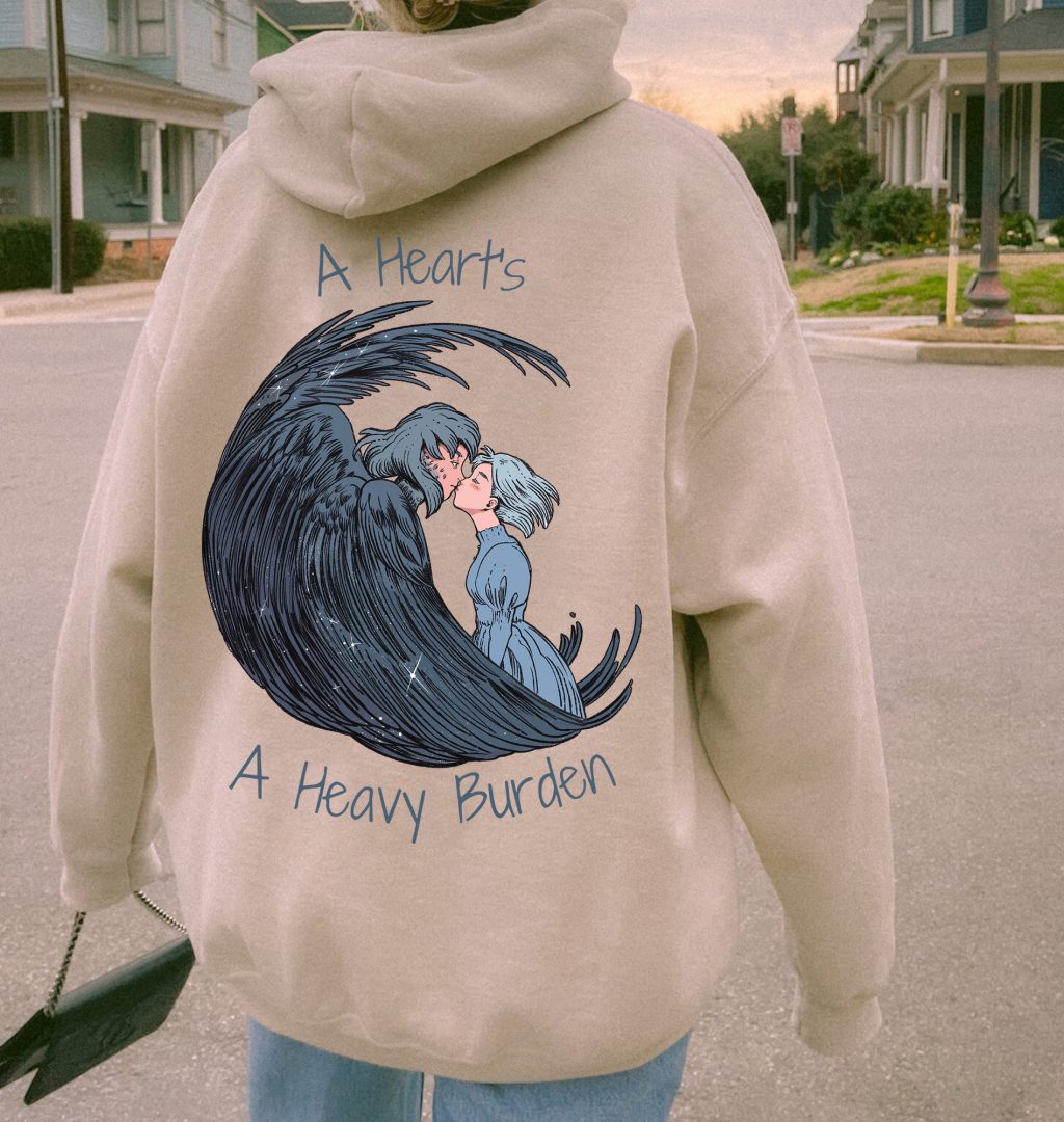 Howl and Sophie Shirt Howl's Moving Castle Quote Hoodie