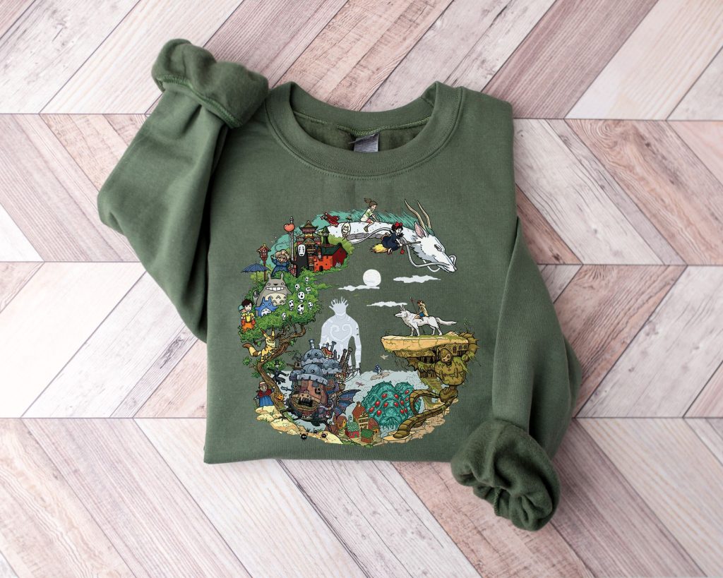 World Of Studio Ghibli Sweatshirt - Image 4