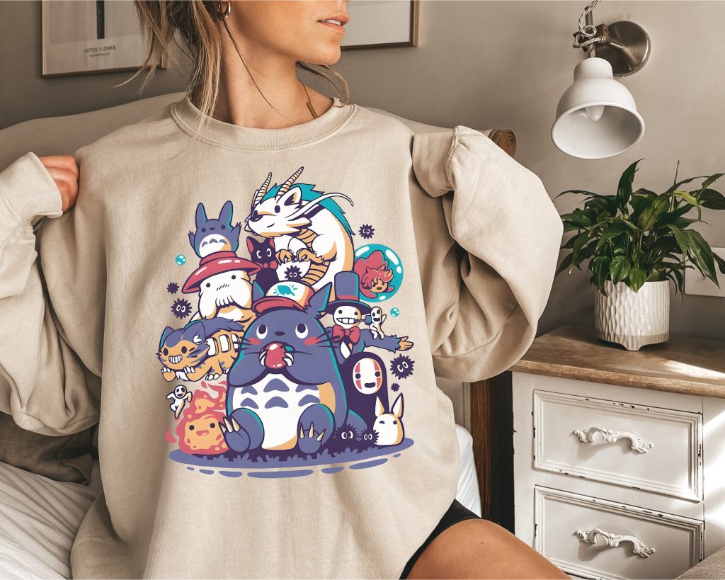 Characters Of Studio Ghibli Sweatshirt