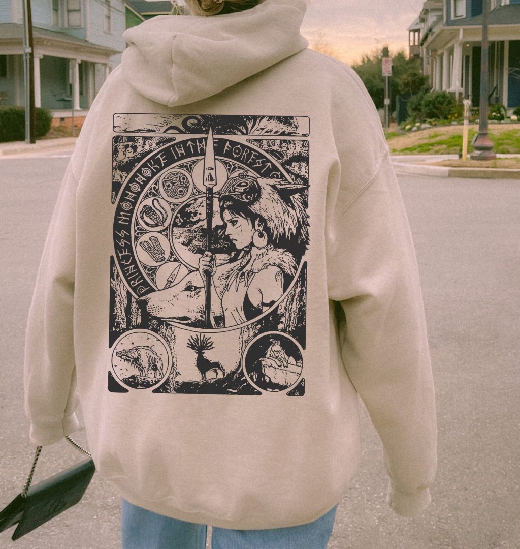 Princess Mononoke Card Hoodie