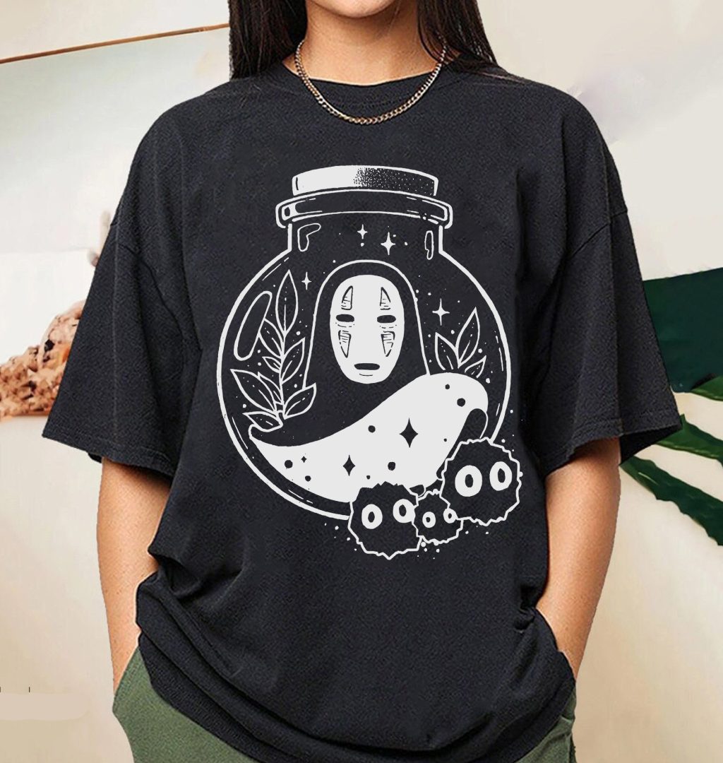 Ghibli No Face Spirited Away T-shirt - Image 2