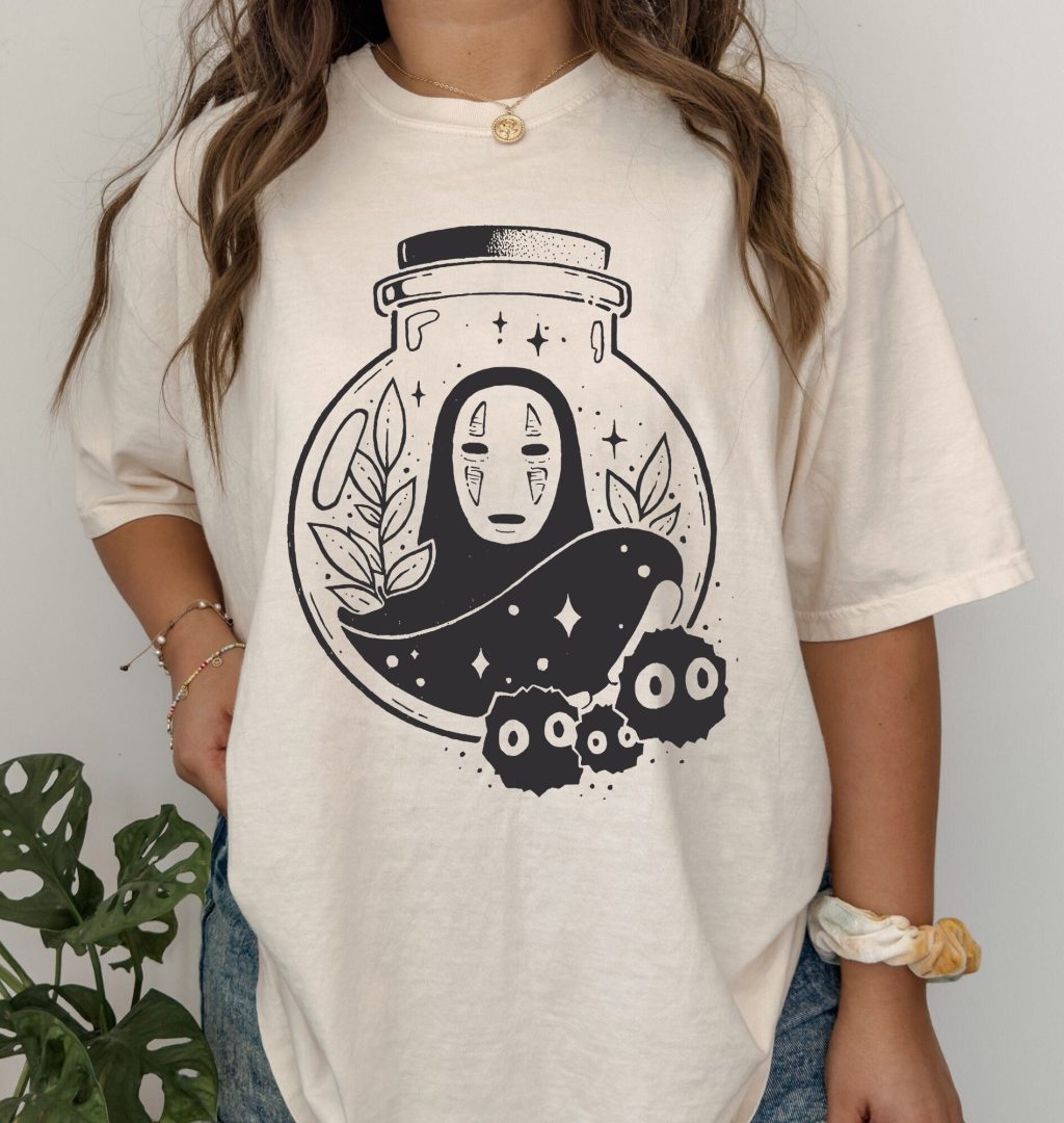 Ghibli No Face Spirited Away T-shirt
