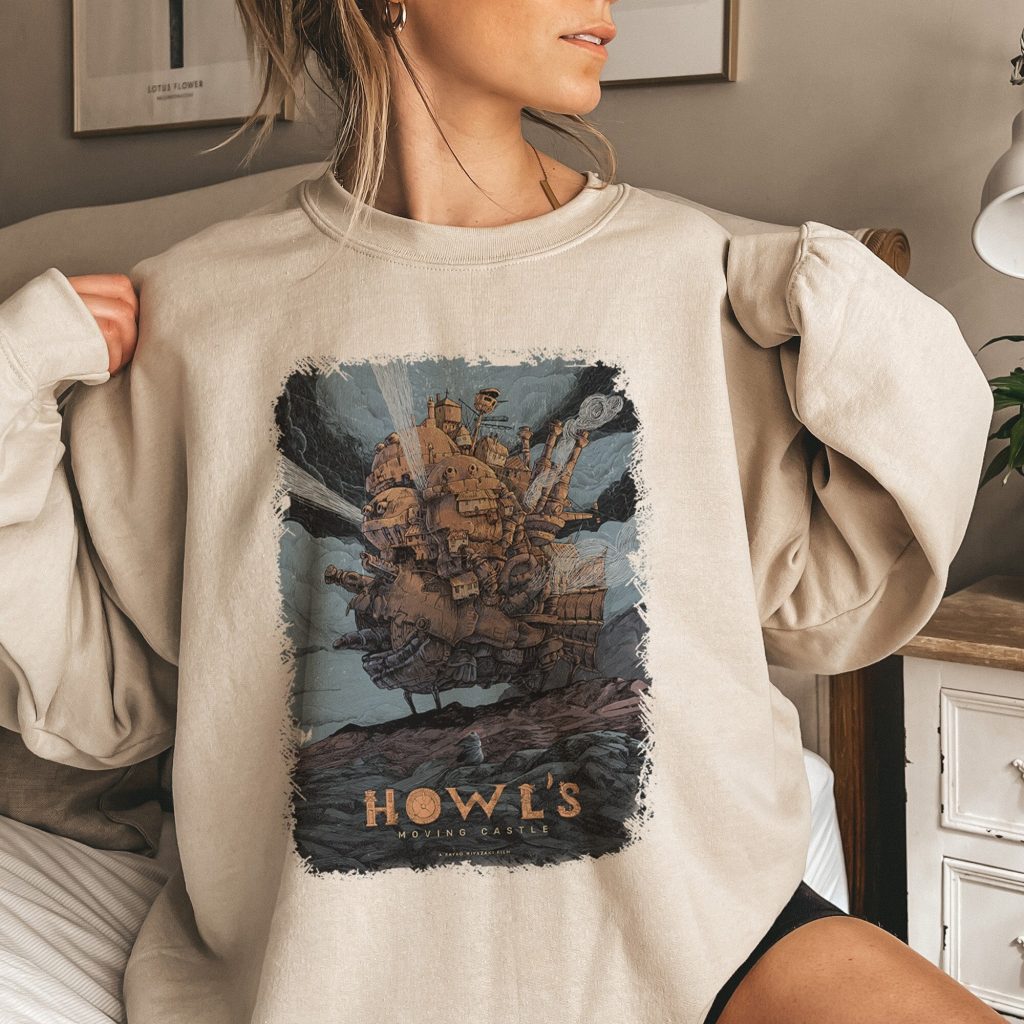 Vintage Anime Howl's Moving Castle Sweatshirt