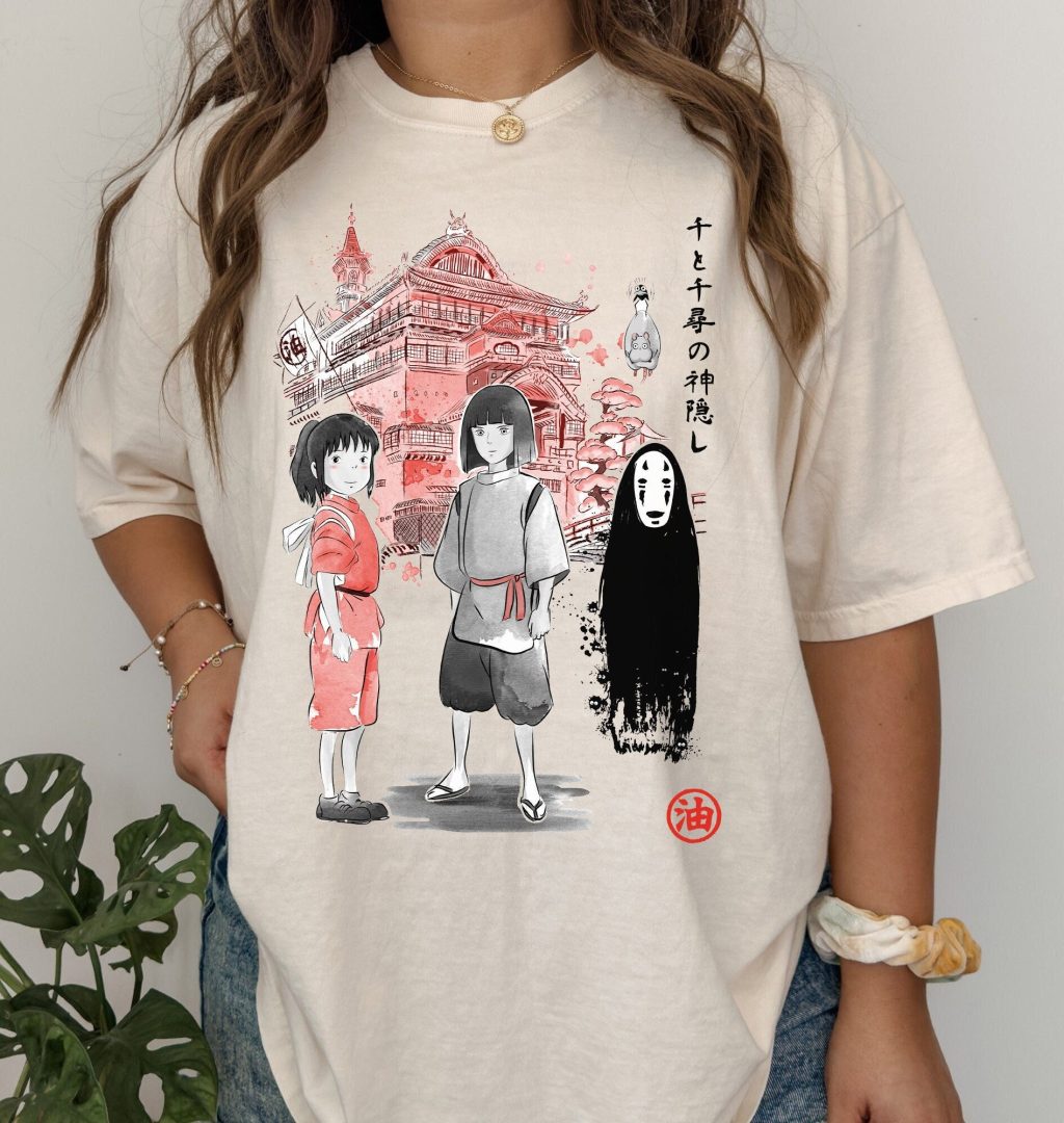 Comfort Colors Main Casts Spirited Away T-shirt - Image 5