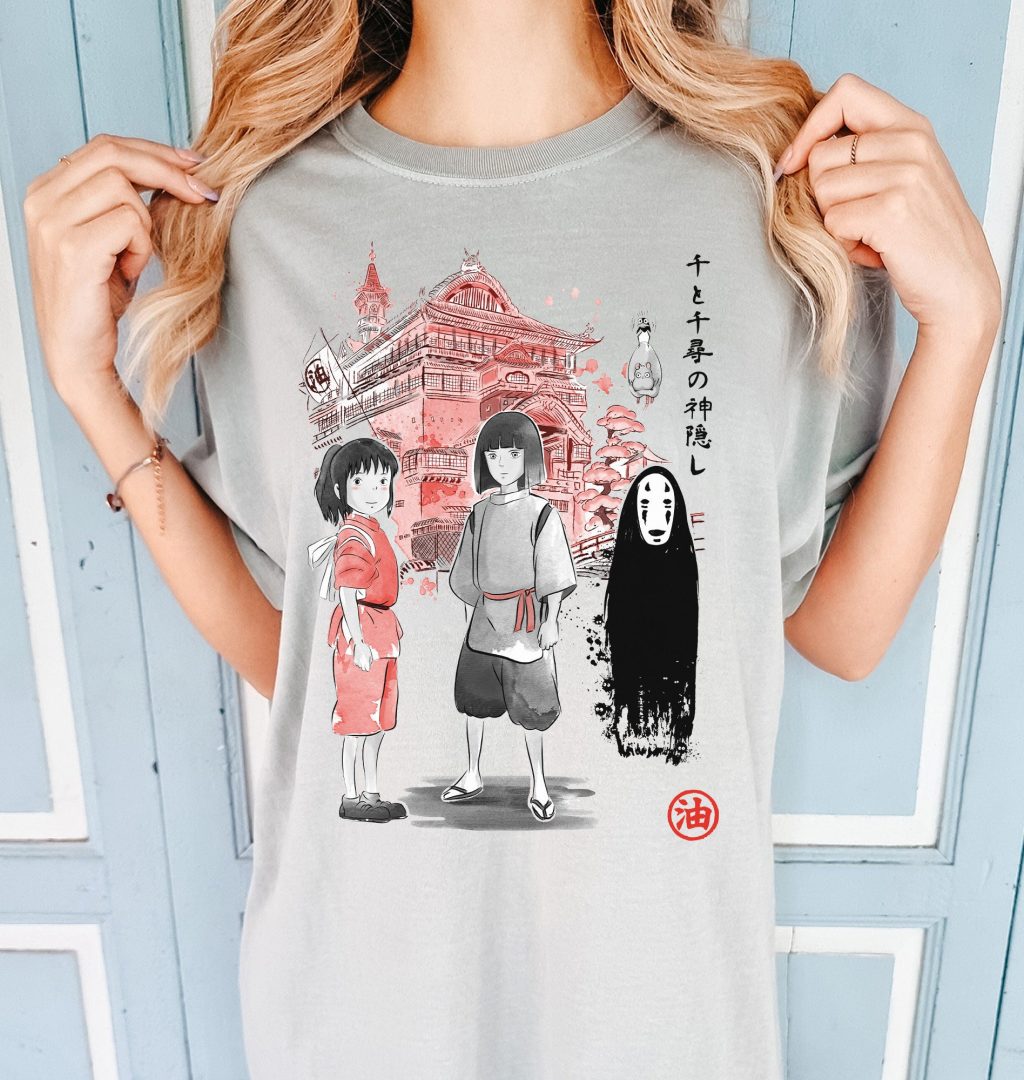 Comfort Colors Main Casts Spirited Away T-shirt - Image 2