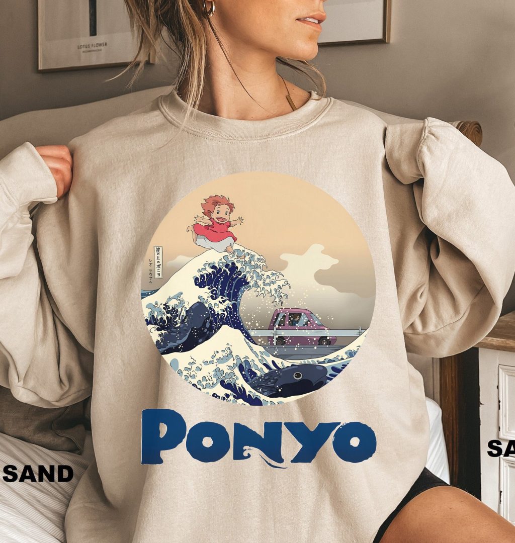 Comfort Colors Ponyo Wave Sweatshirt