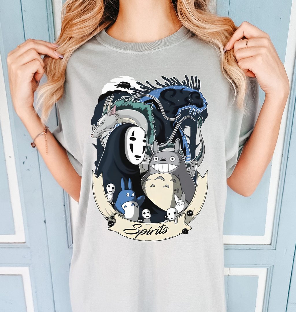 Comfort Colors Spirits Studio Ghibli T-shirt - Image 5